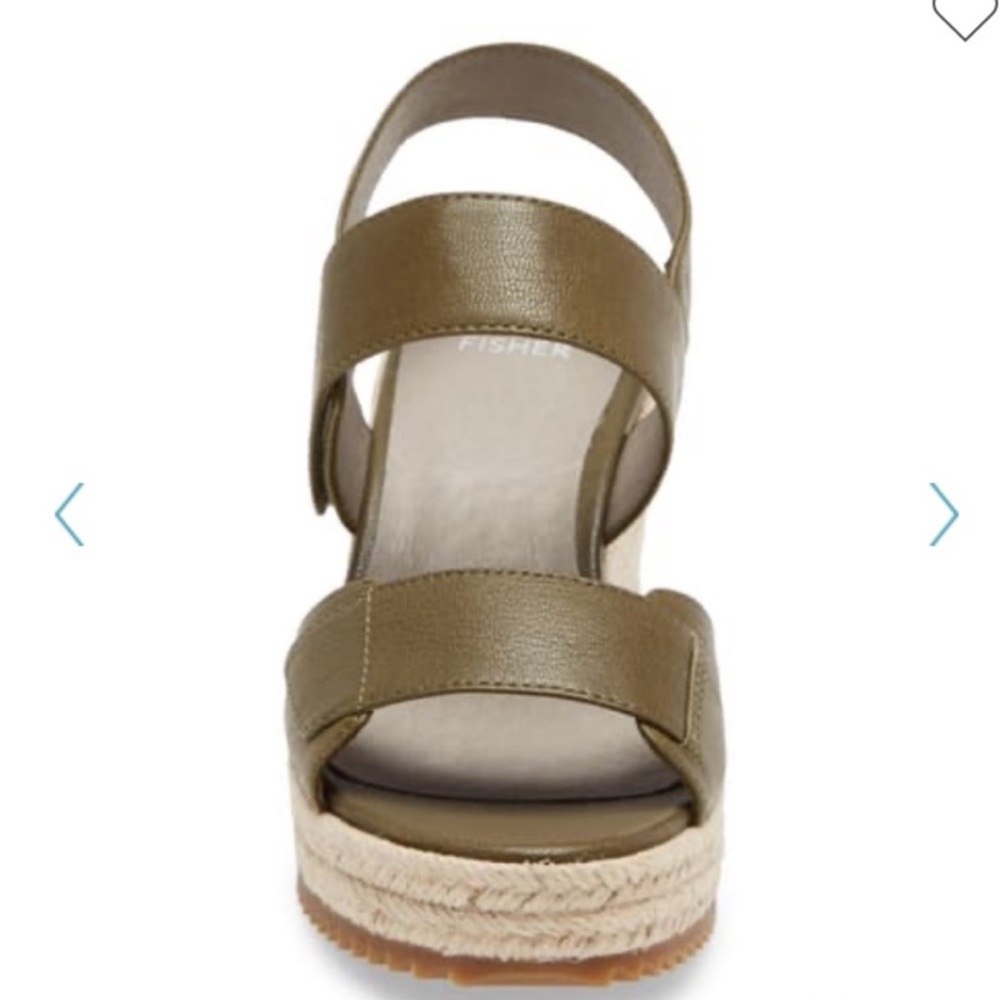 EILEEN FISHER Espadrille wedge Sandals size 7.5 women - Picture 2 of 11